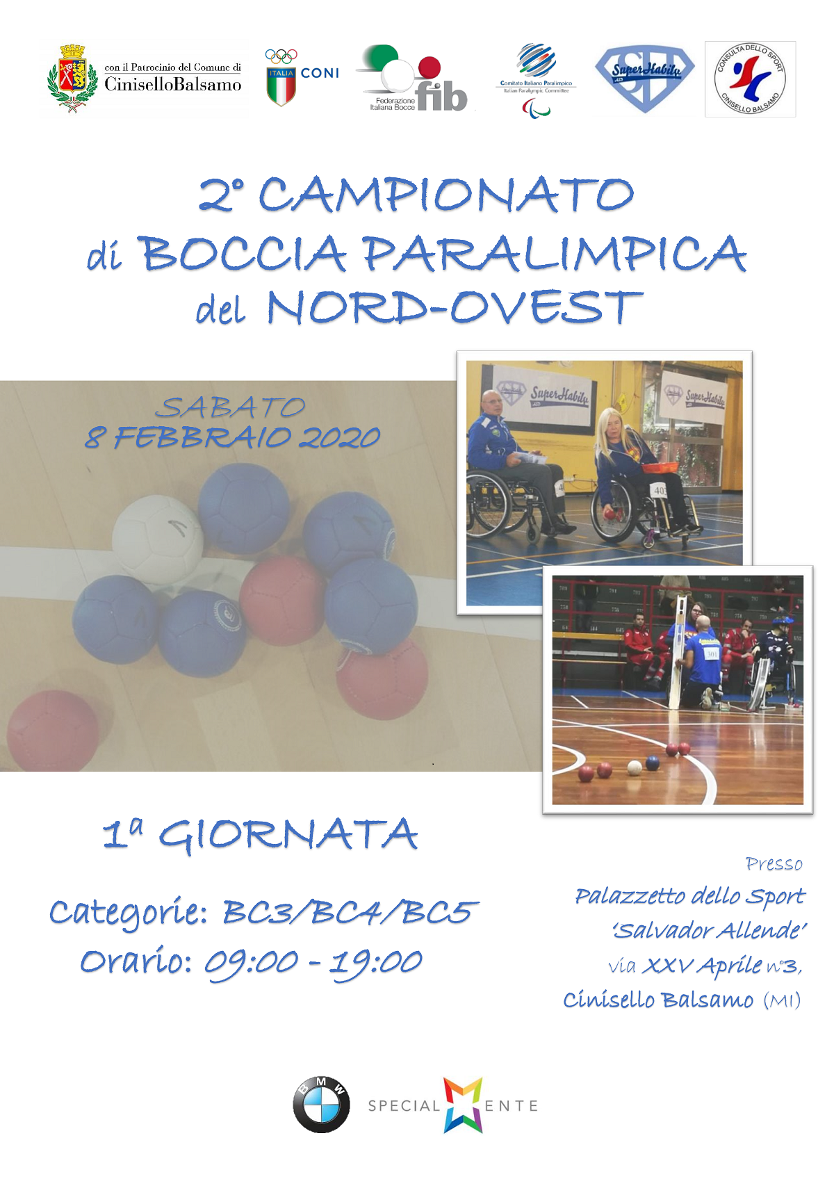 2 Campionato Boccia paralimpica Nordovest Cinisello1