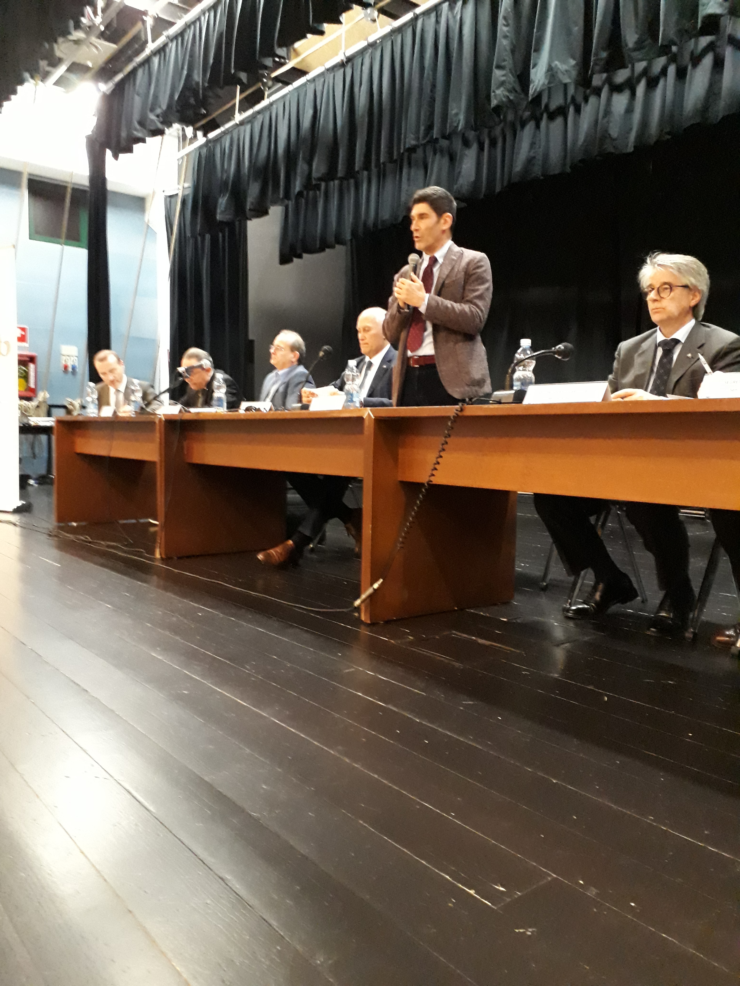 Il Presidente Marco Giunio De Sanctis