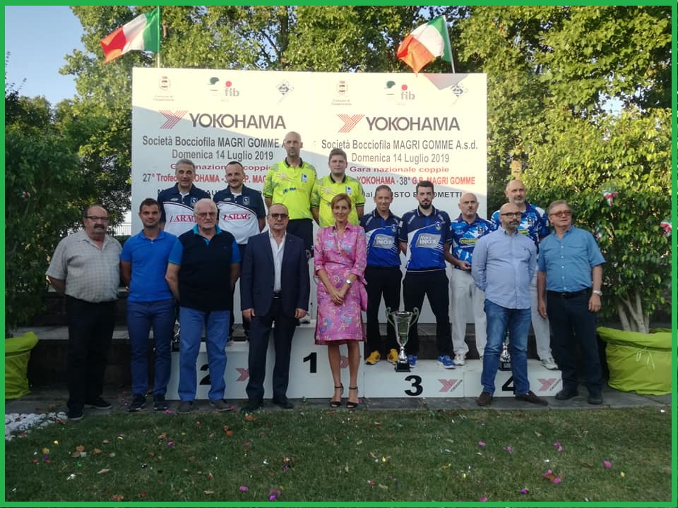 Il podio della gara nazionale organizzata dalla società magri Gomme 14 luglio 2019
