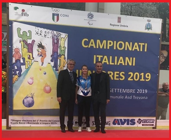 Ilaria Treccani sul podio a Trevi settembre 2019 1