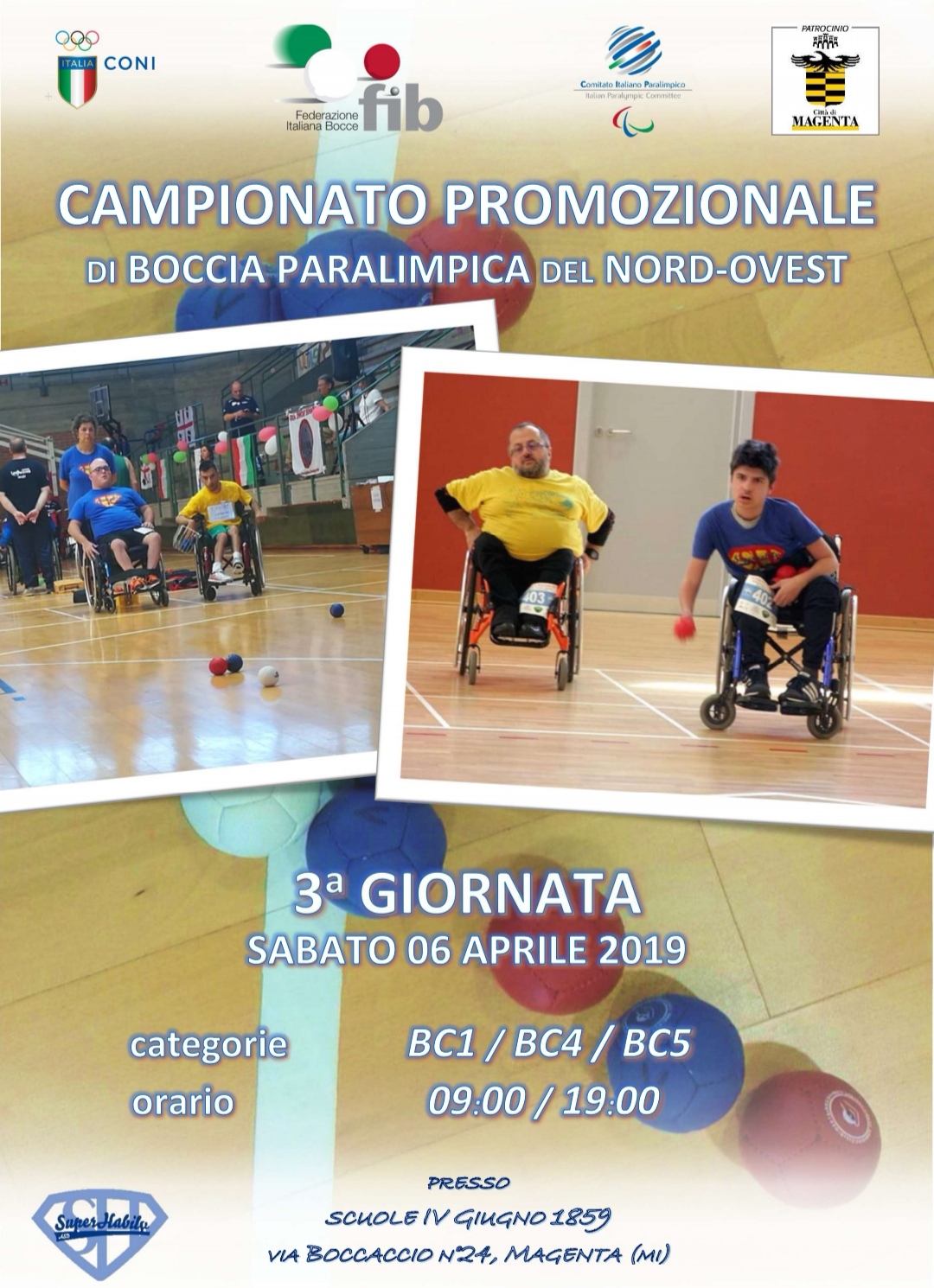 Locandina 3 Giornata paralimpico