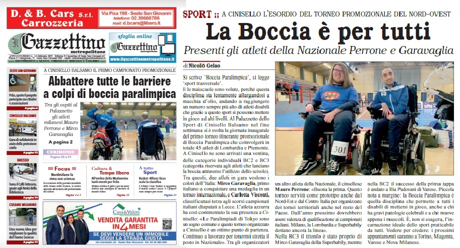 articolo gazzettino metropolitano di sesto febbraio 2019