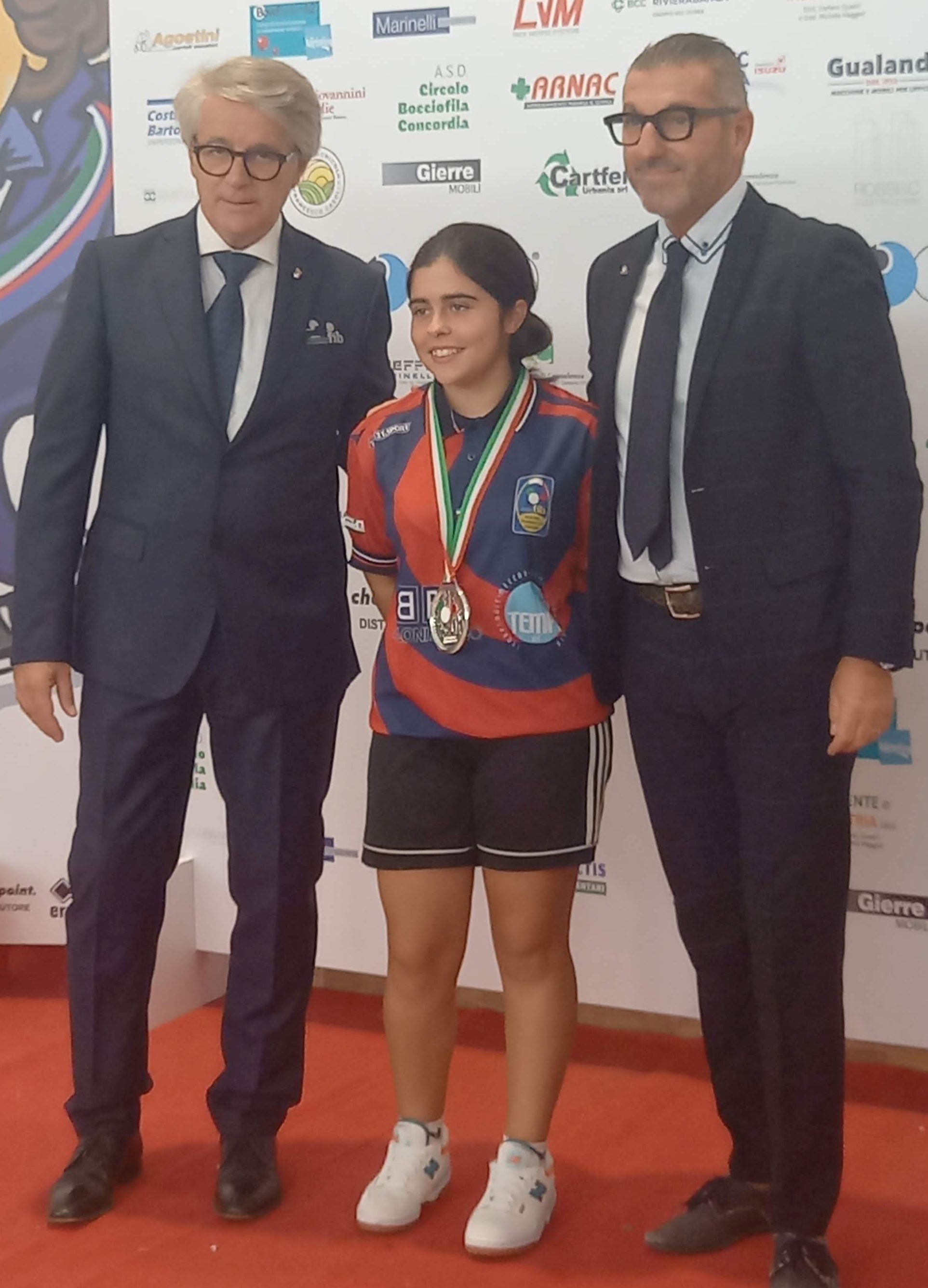 Anna Giulia Orrù argento tiro di precisione under 15 F