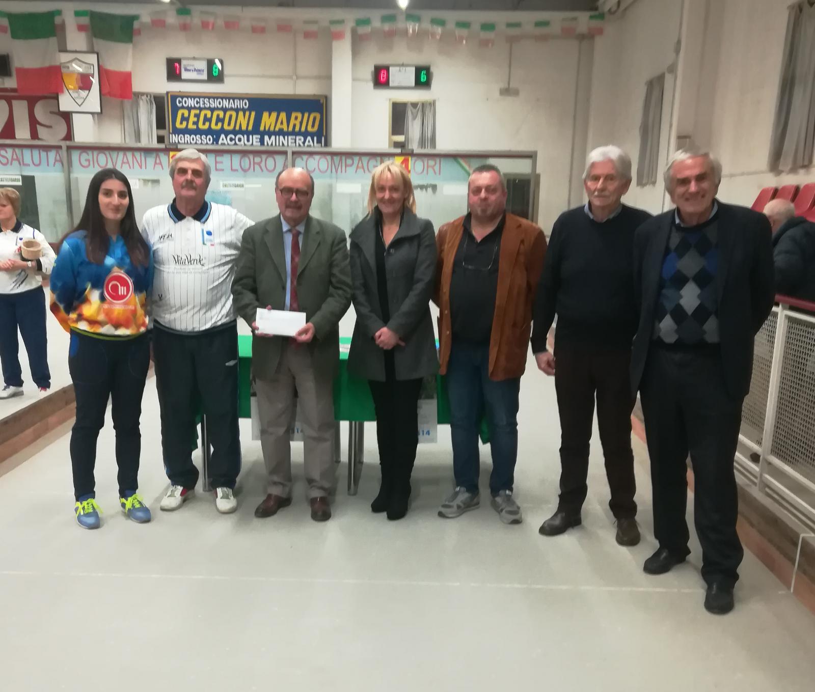 Donazione al presidente Lega