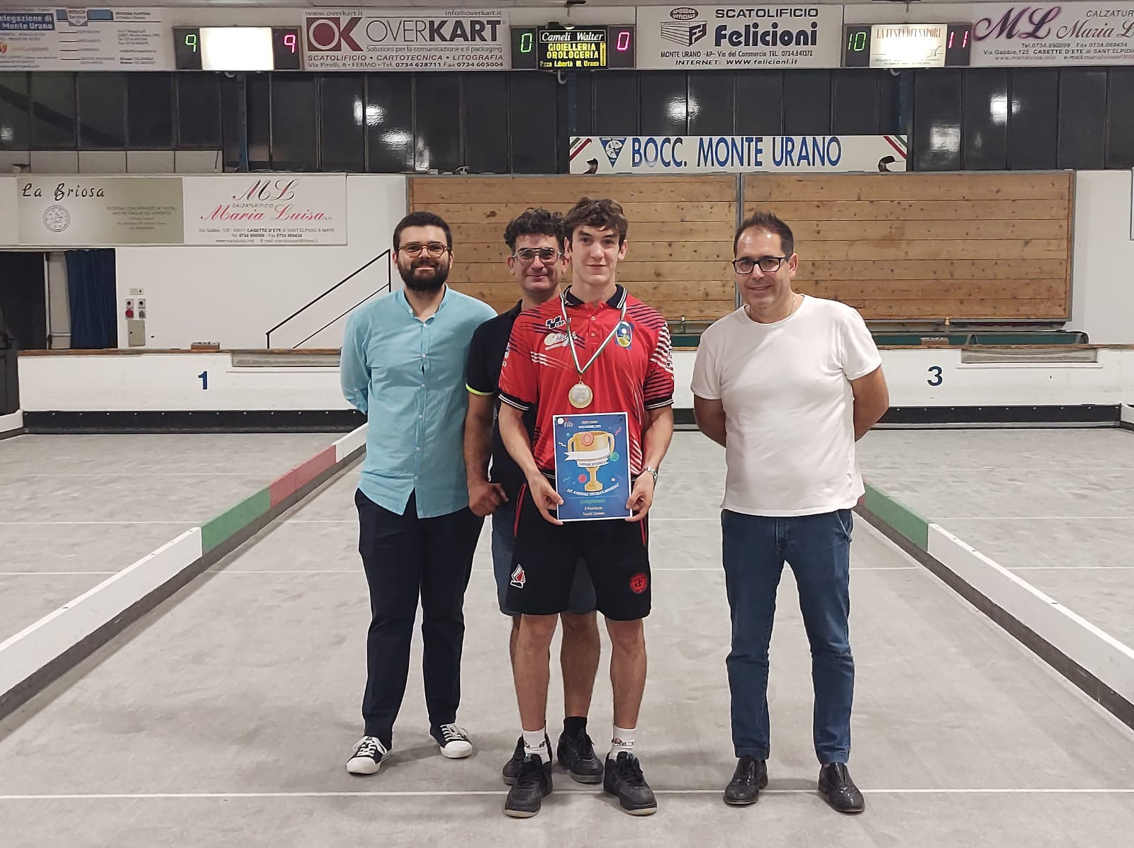 Emanuele Bachetti a Monte Urano