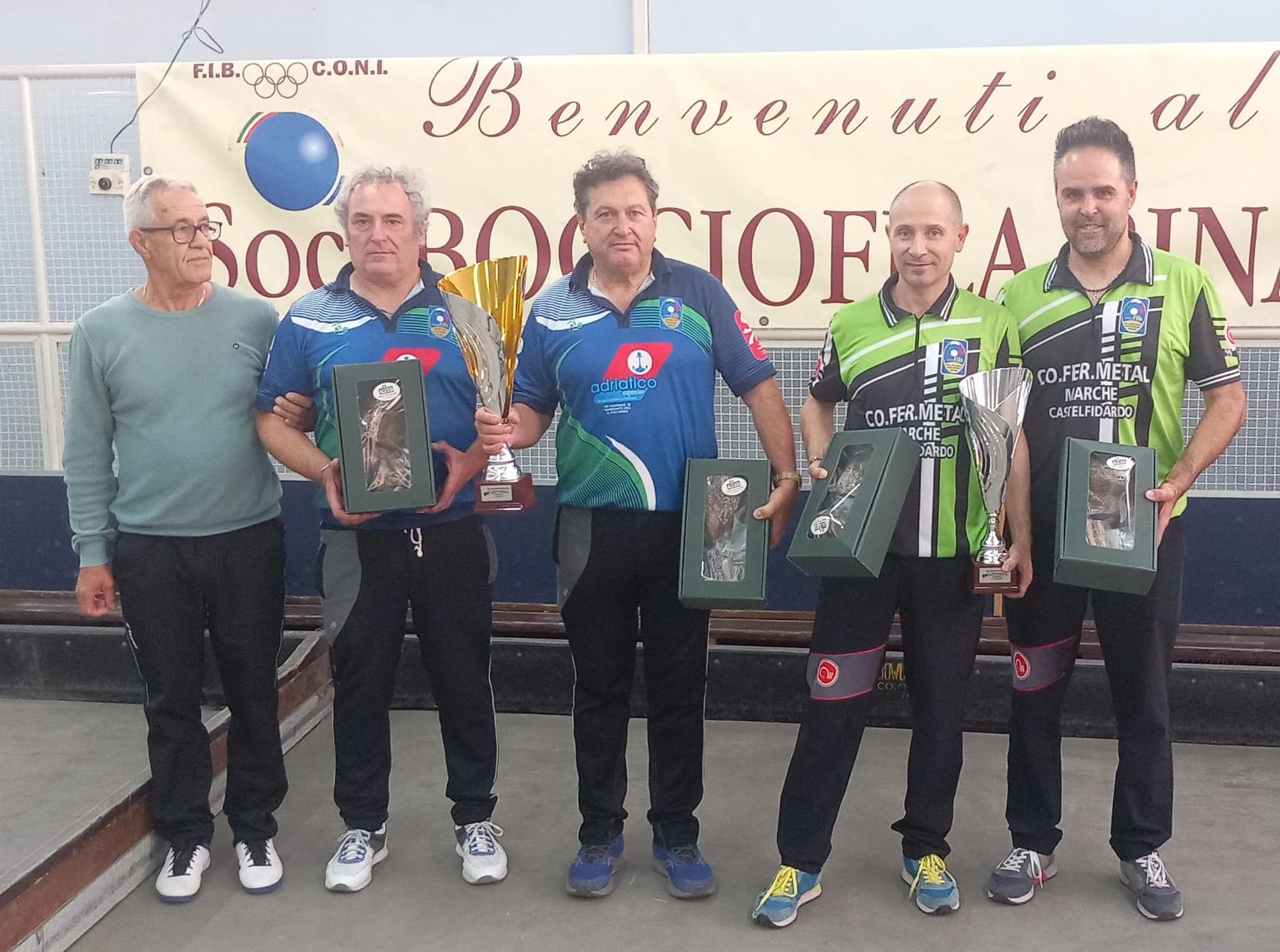 Finalisti Rinascita cat. A vincitori a sinistra
