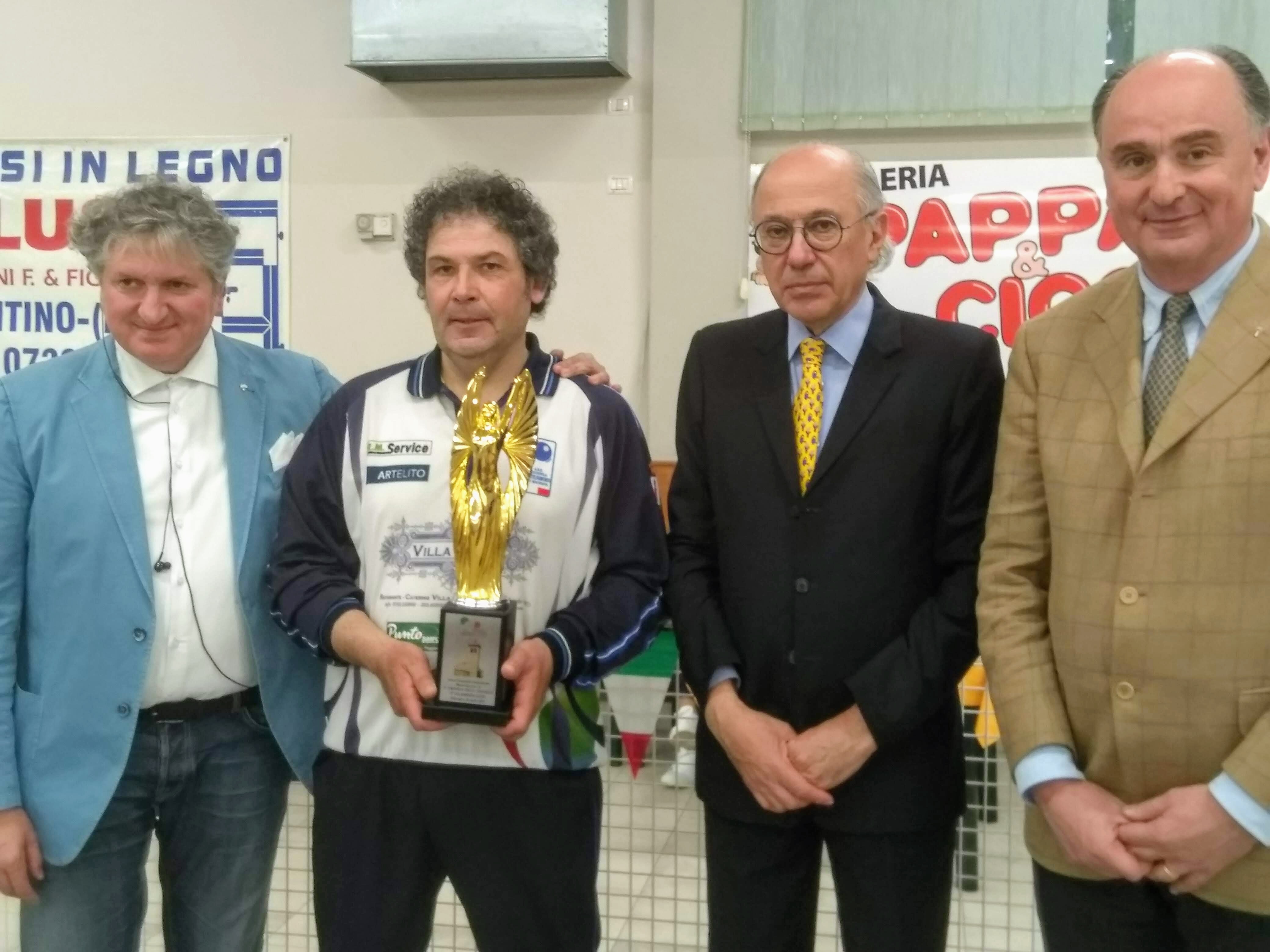 Franco Sampaolo vincitore Tolentino