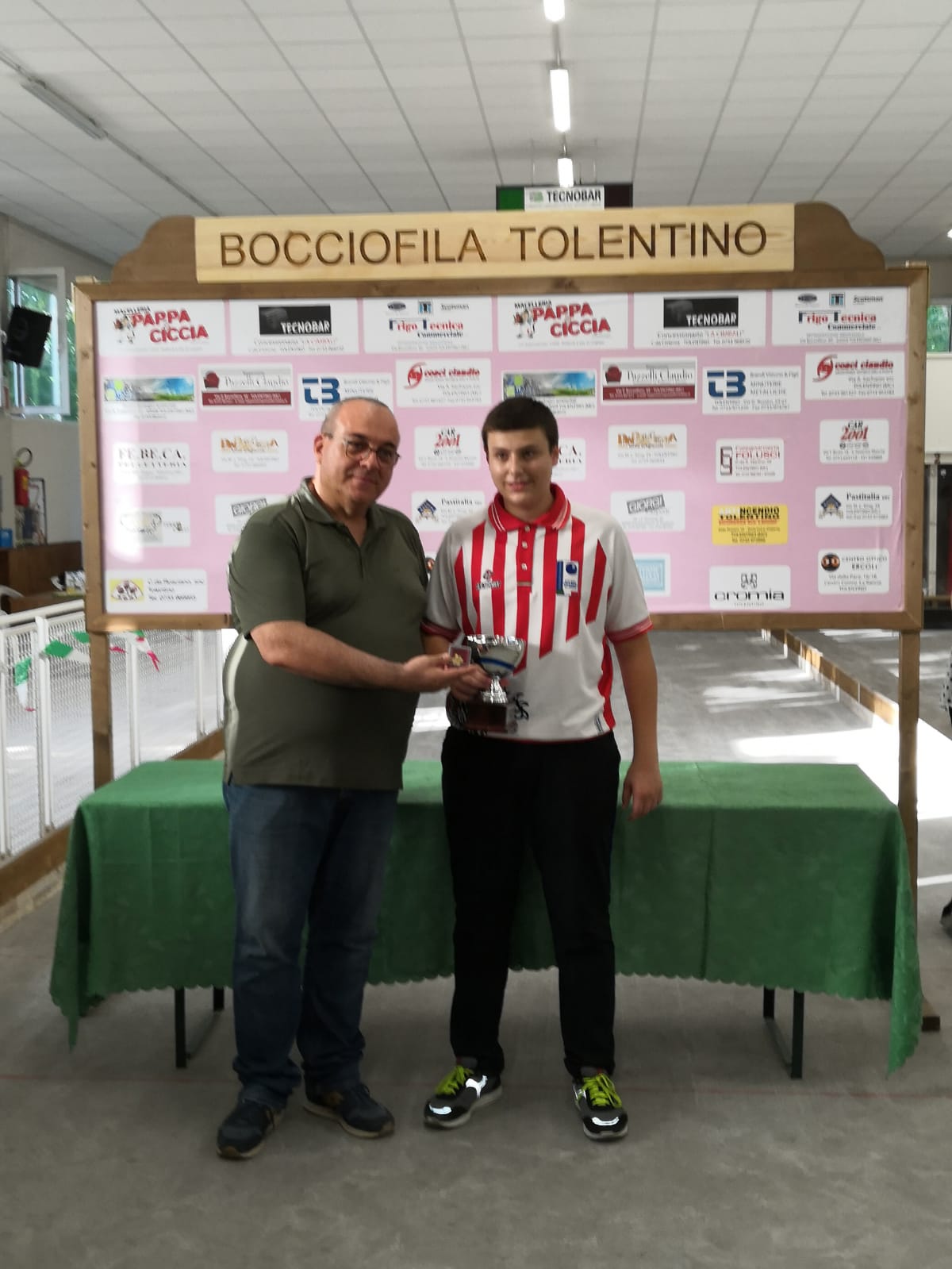 Giordano Cerqueglini a Tolentino