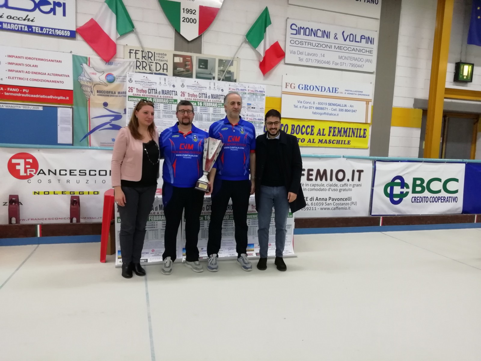 Giuseppe Miloro Davide Paolucci a Marotta