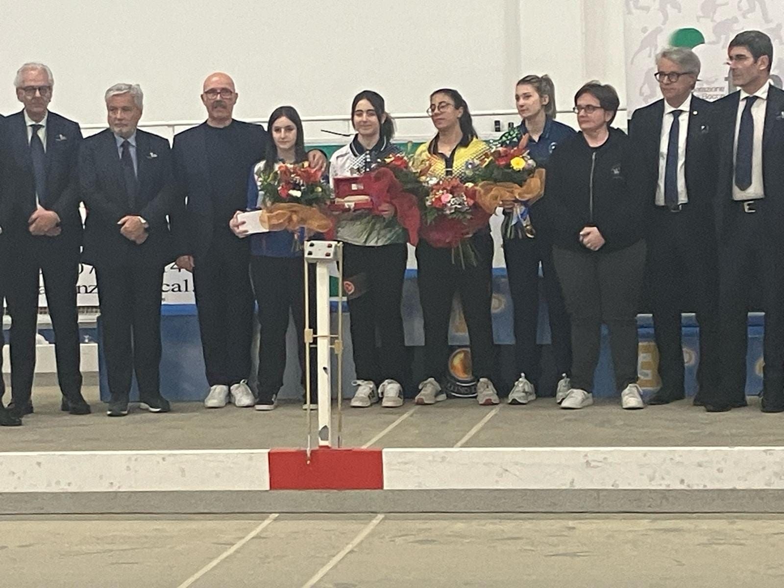 Gruppo juniores con Ginevra Cannuli e Beatrice Cesoroni