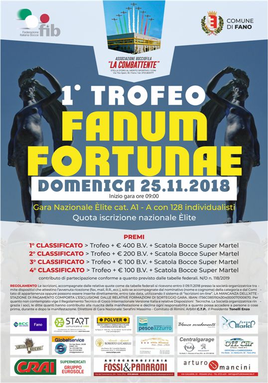 Manifesto I Trofeo Fanum Fortunae ok