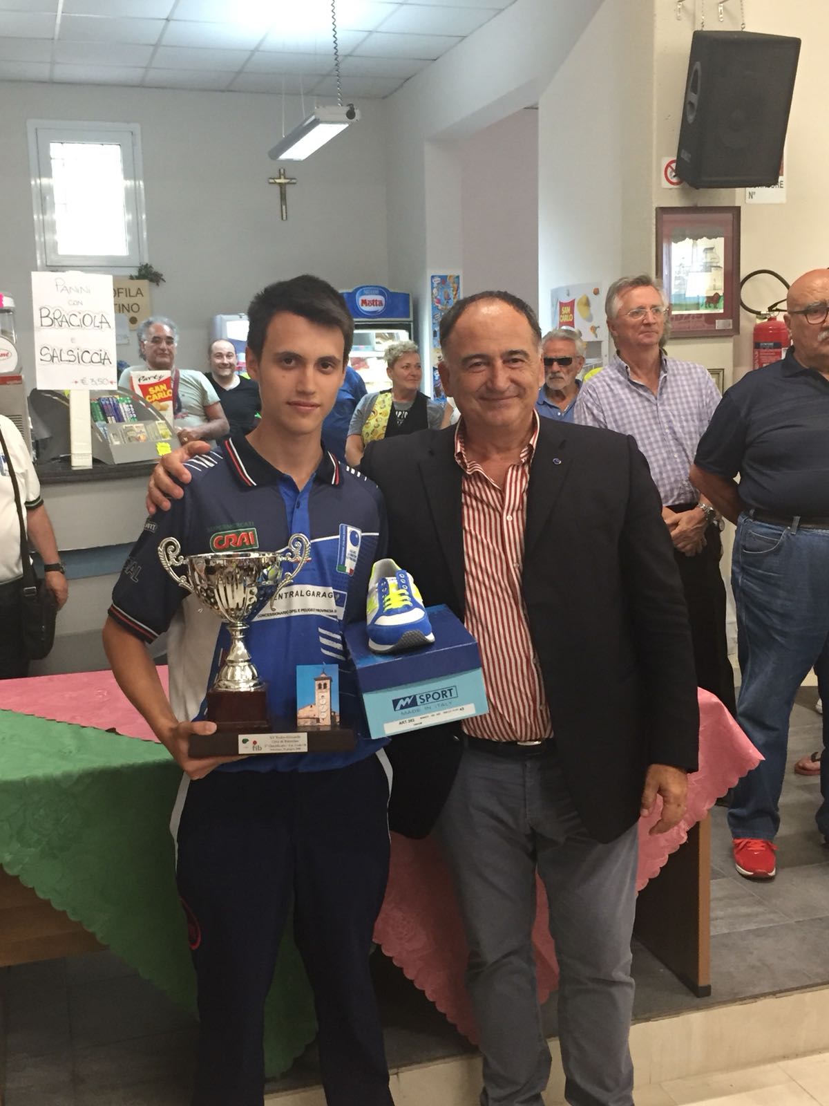 Marco Principi premiato a Tolentino