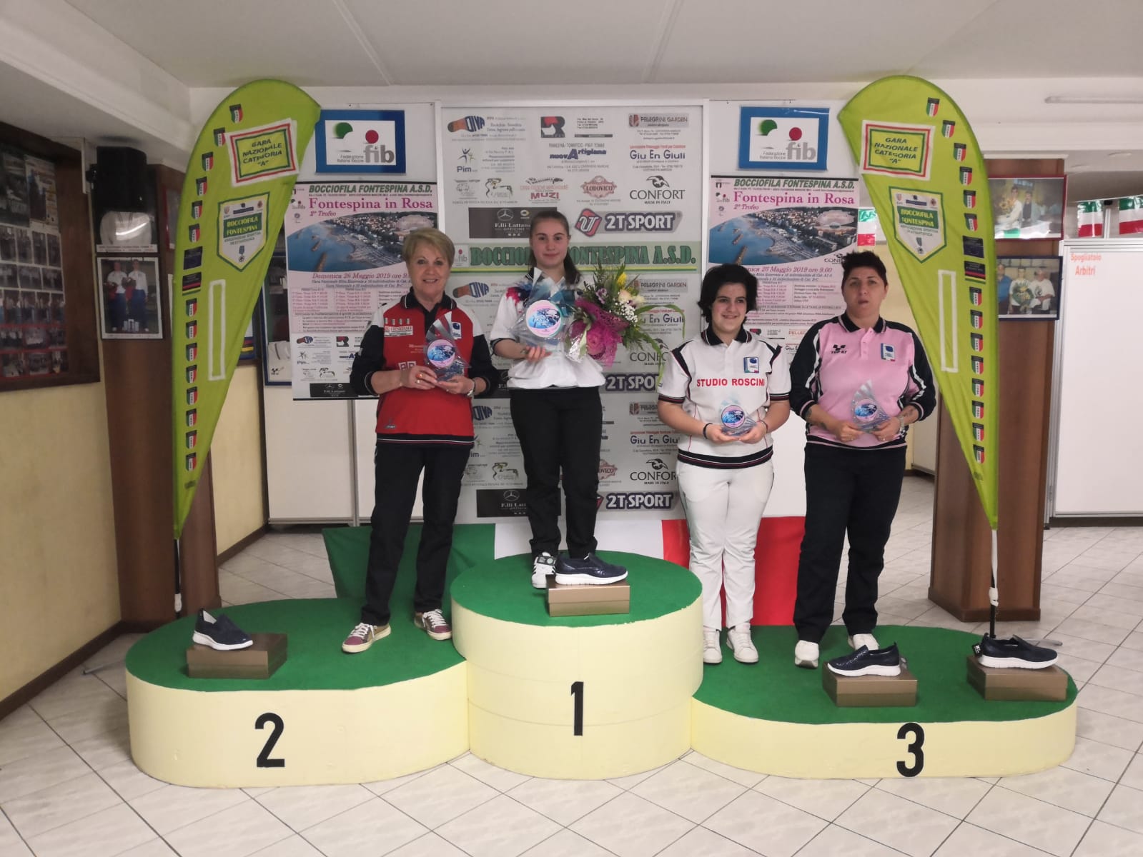 Podio BC Fontespina rosa 2019