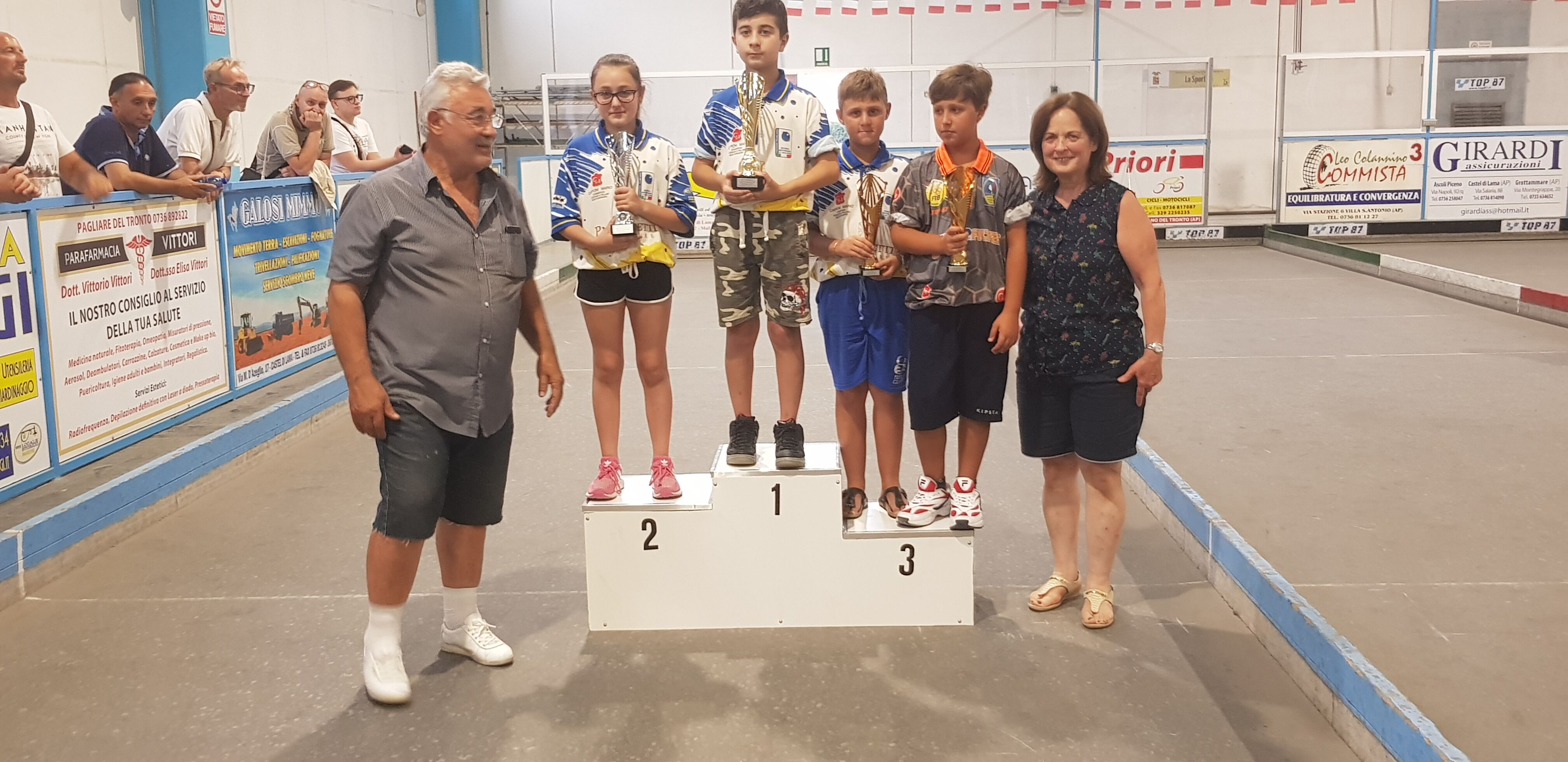 Podio Under 12 La Sportiva