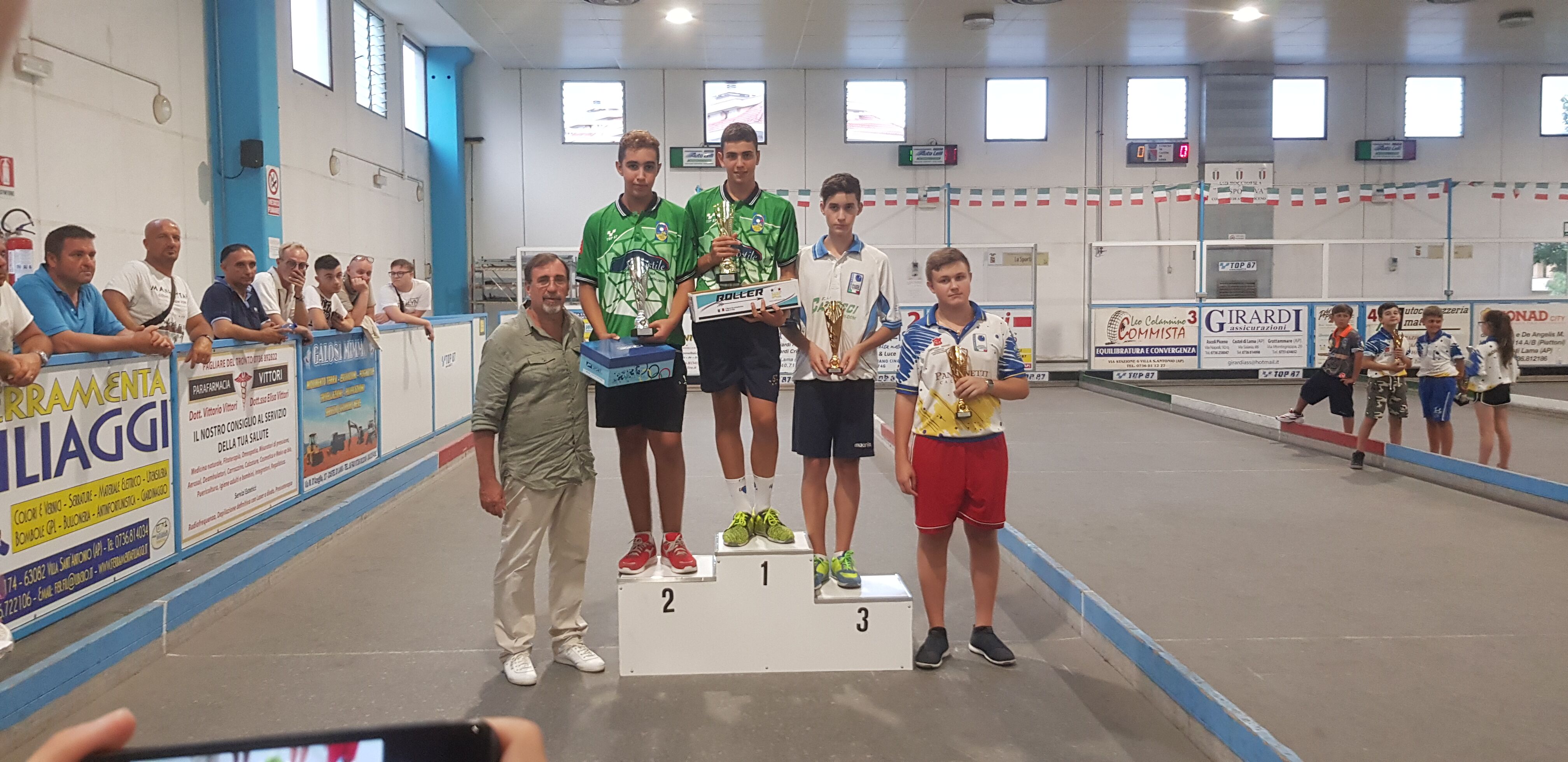 Podio Under 15 La Sportiva
