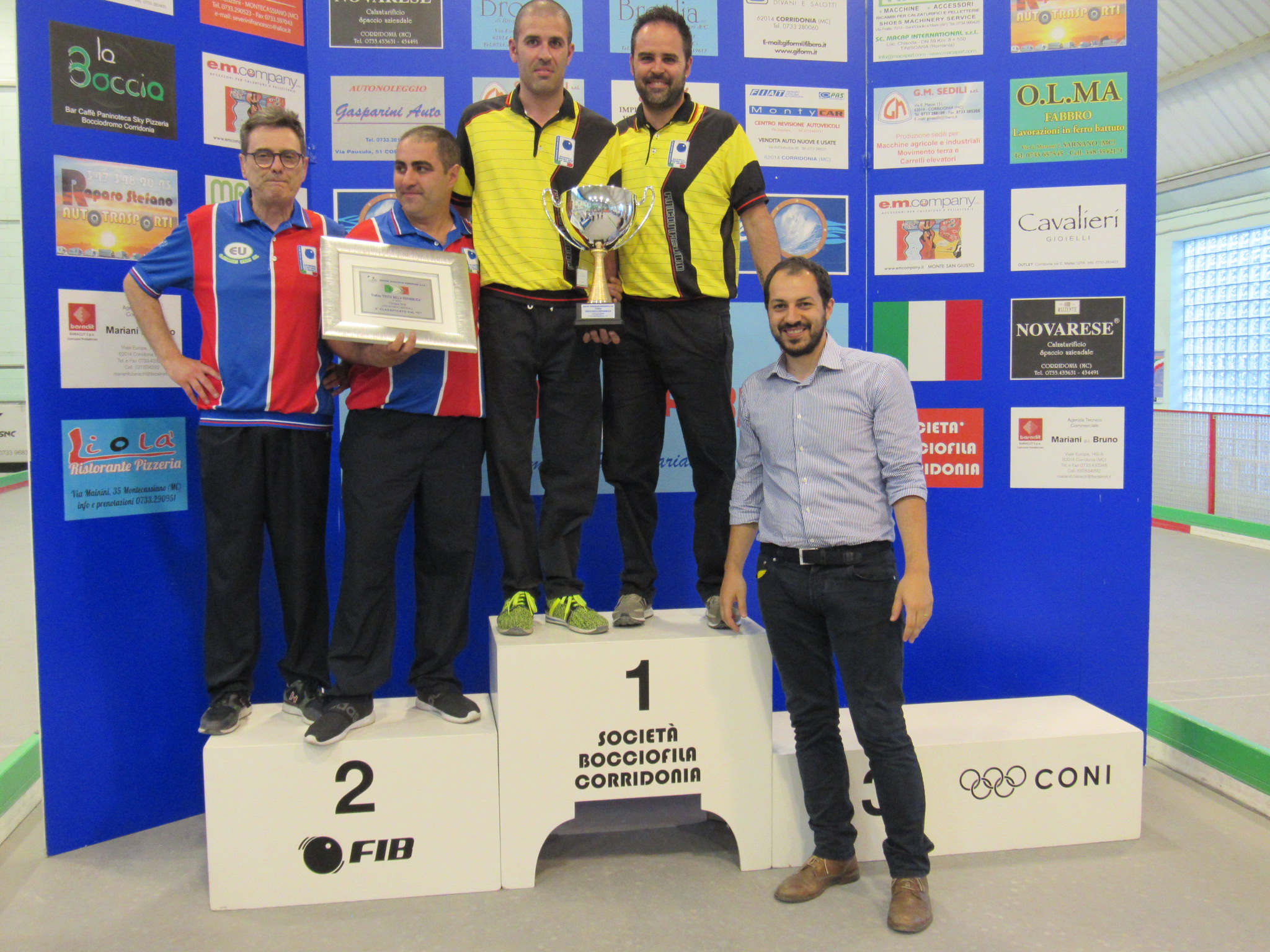 Podio coppie cat C Corridonia