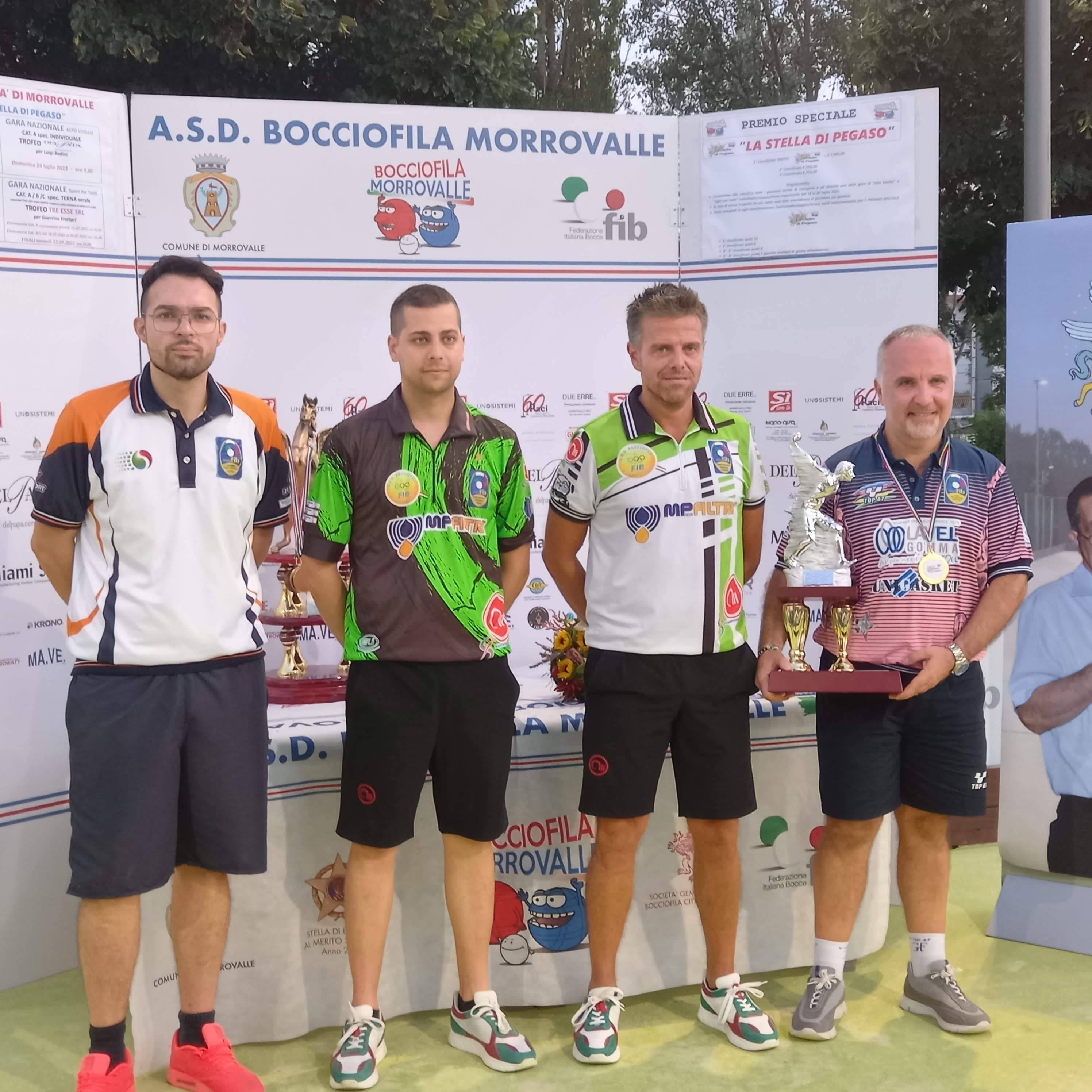 Podio gara individuale a Morrovalle