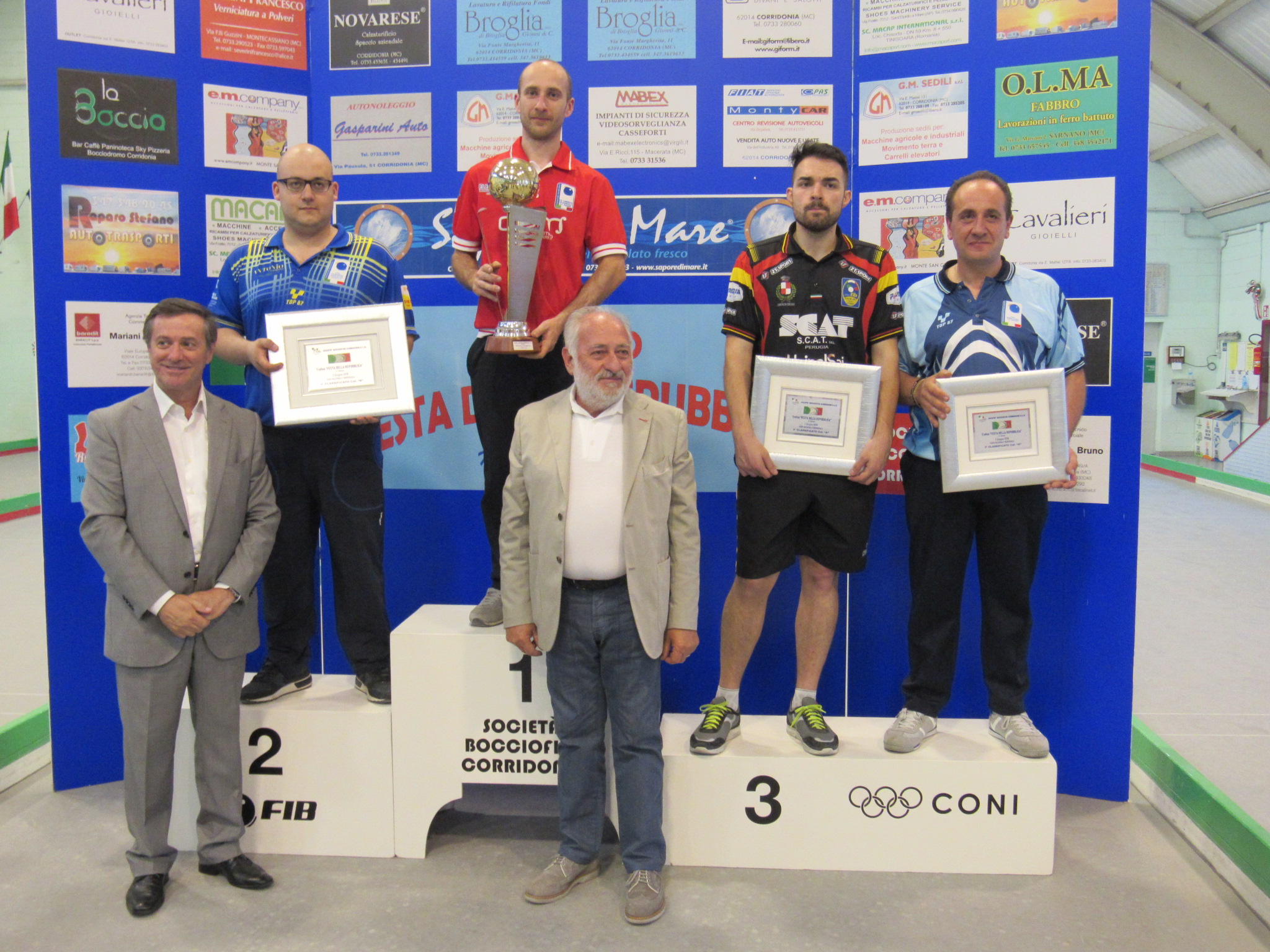 Podio individuale A Corridonia