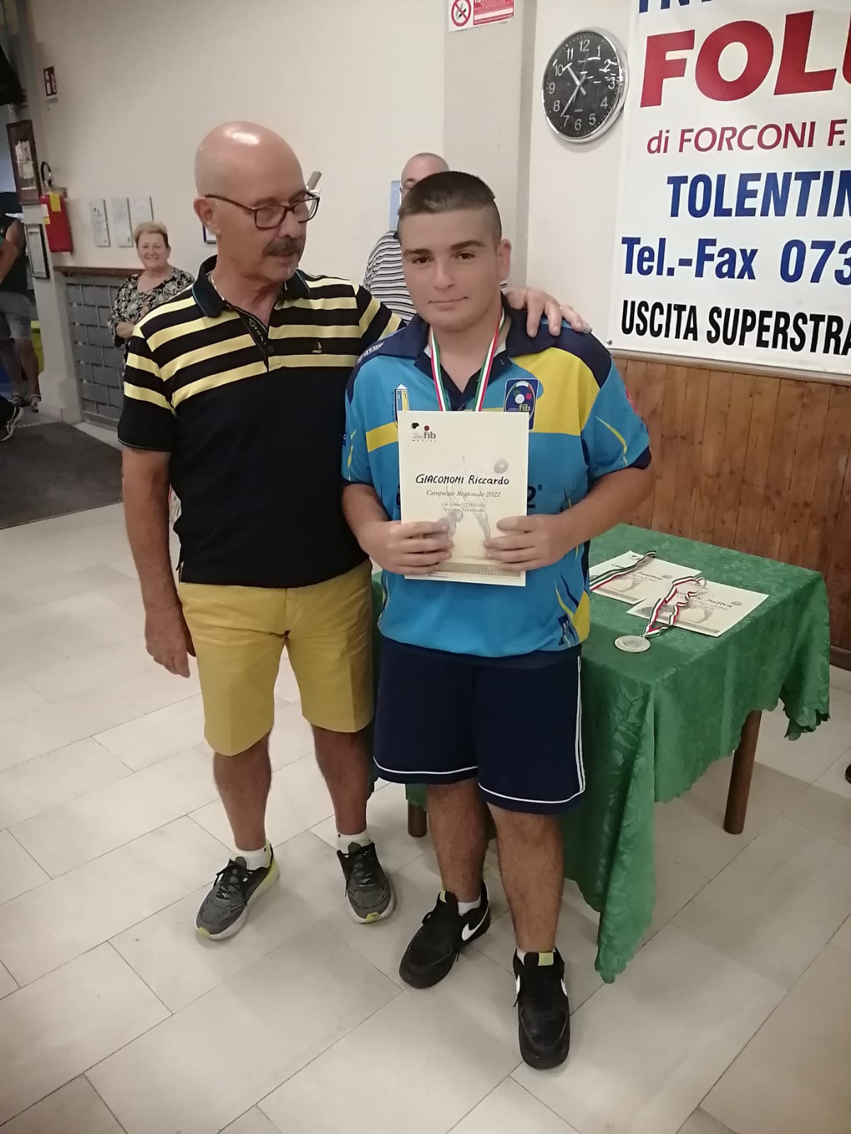 Riccardo Giacomoni Campione regionale U15