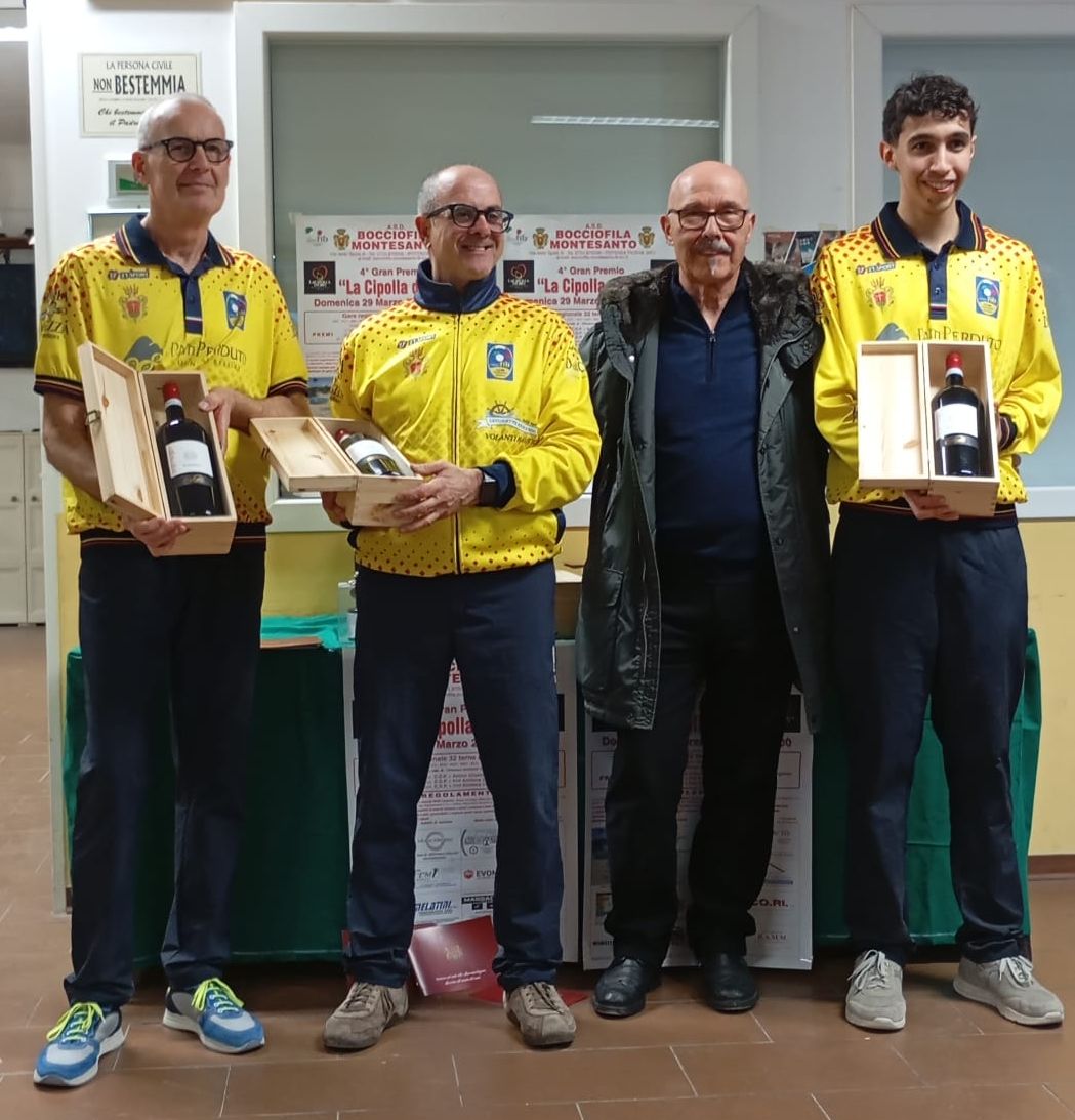 Secondi classificati Montesanto terne 2026