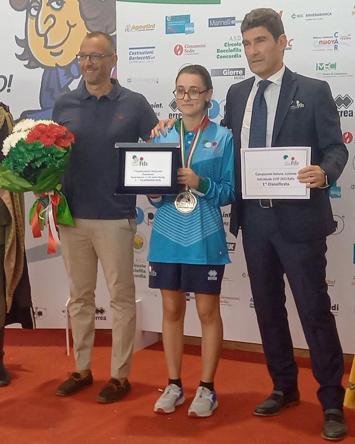 Sofia Pistolesi oro individuale under 15 F