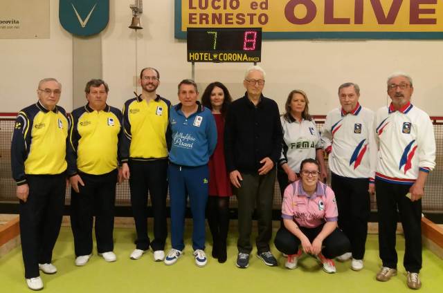 Gara Oliveri del 4.4. il gruppo dei Finalisti