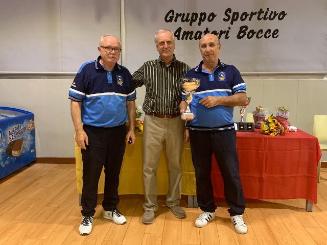 Campari Luigi Limonta Giancarlo 4 class. gara Amatori Bocce del 13.10.2019