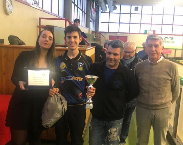 Pontiggia Simone 1 class. U18 gara reg Montello del 2.2.2020
