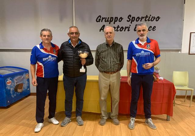 Saini Alessandro Marco Bonomi 3 class. gara Amatori Bocce del 13.10.2019