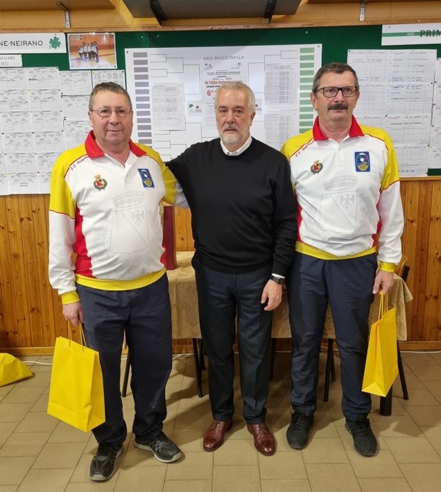 Antonio Pisano e Luciano Cassani 2 class. campionati provinciali 2022 cat. B