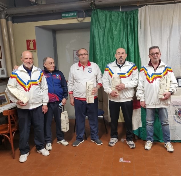 Campionati prov. individuali 2022 cat. B e C del 03.04.2022 la terna arbitrale