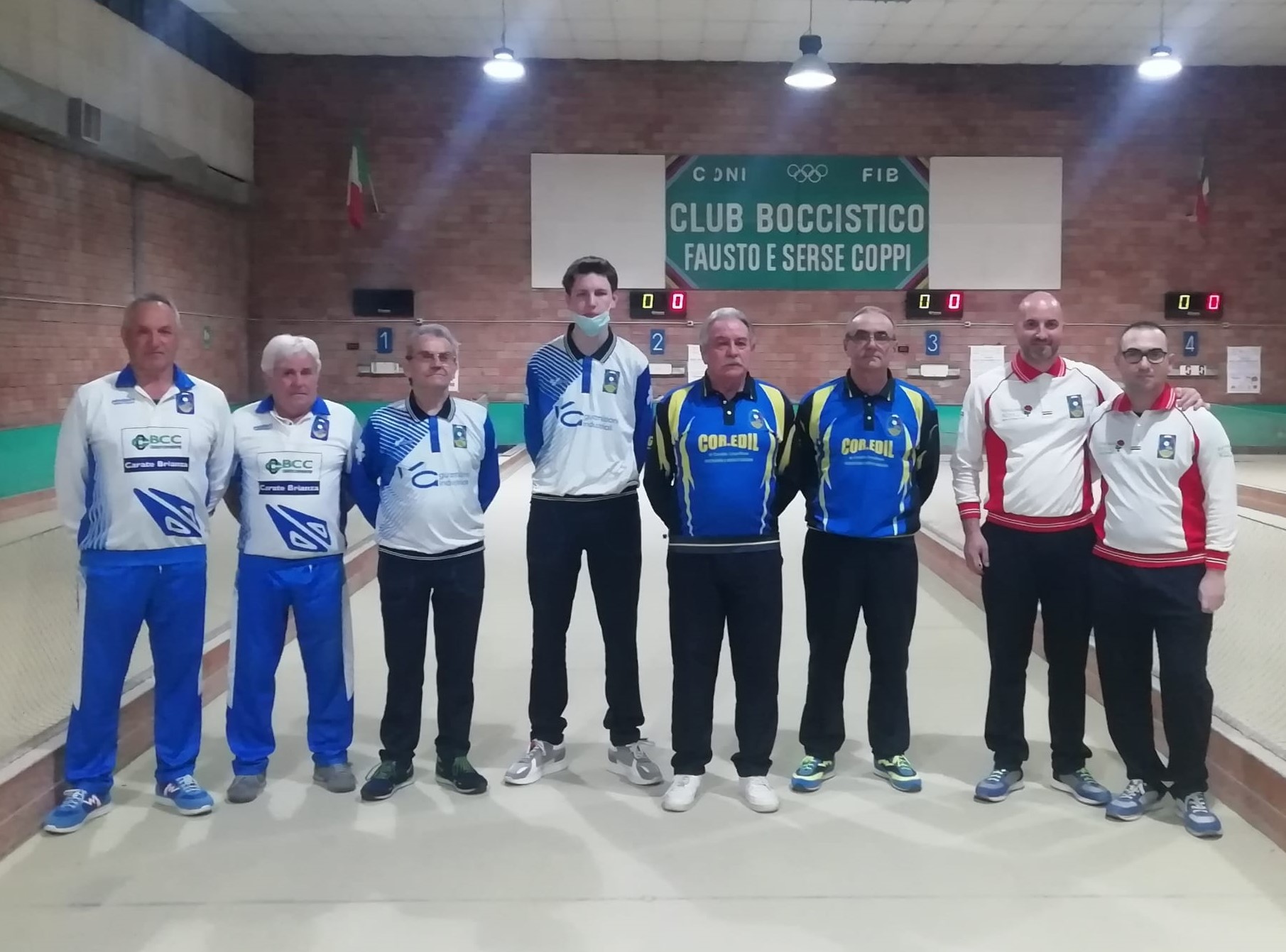 I finalisti gara Coppi del 5.5.2022