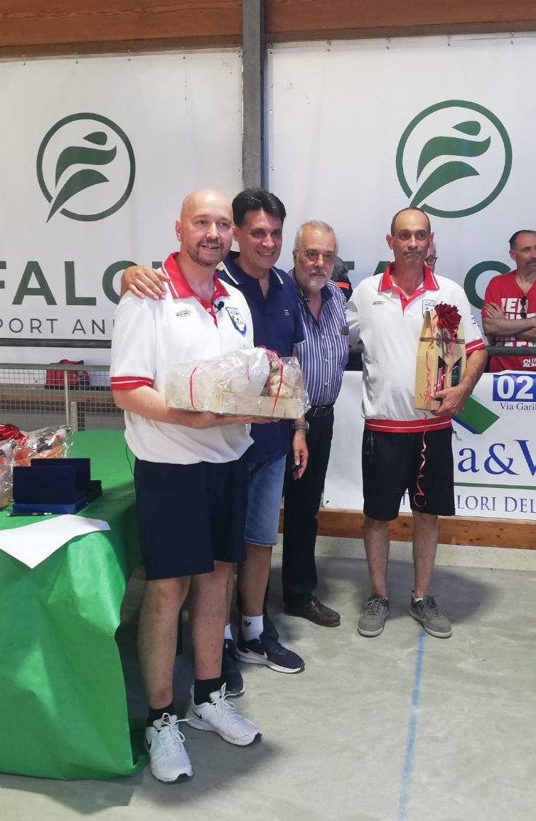 Il Direttore di gara Alessandro Tommasini e il suo Assistente Angelo Bona