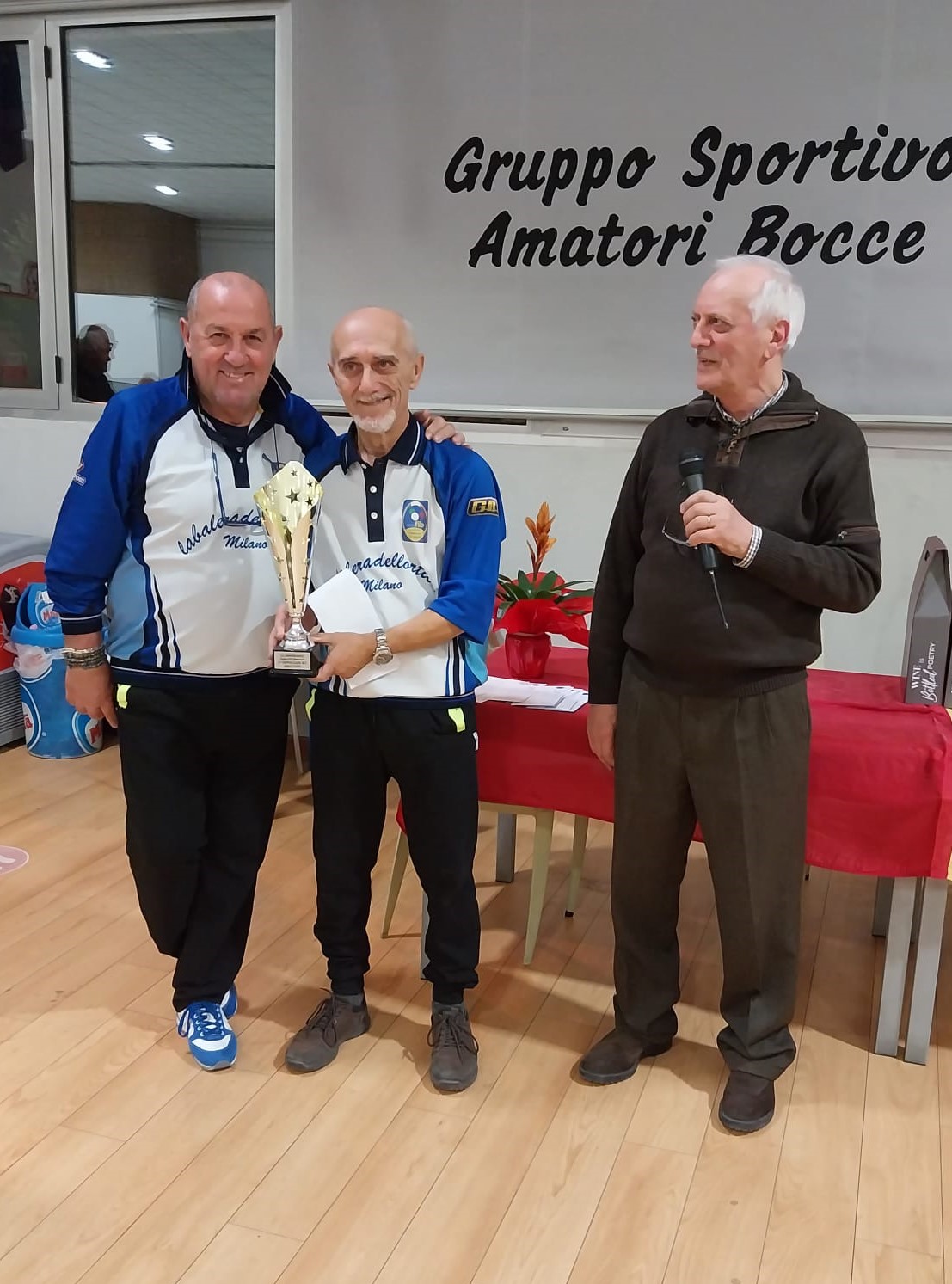 Marco Baroni e Ugo della Torre 3 class. gara Amatori Bocce del 22.11.2023
