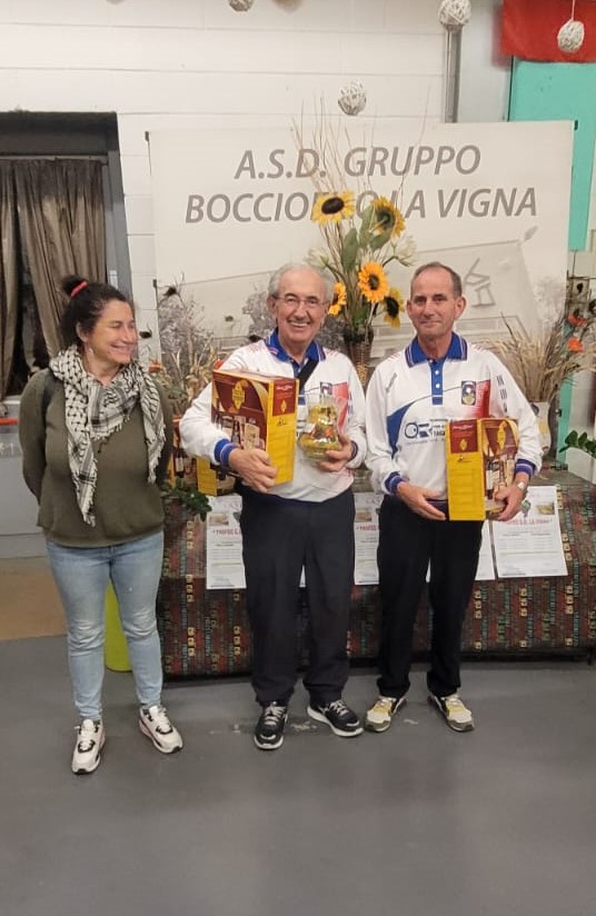 Patrizio Vanzan e Roberto Cucchi 3 class. gara La Vigna el 21.12.2023