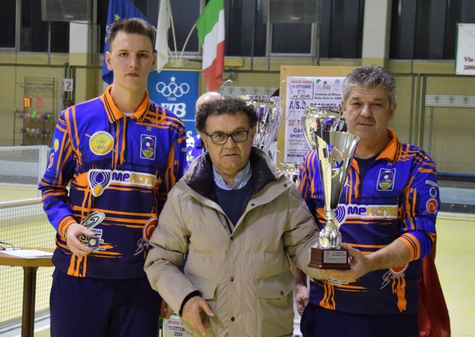 Alessio Rovelli e Lorenzo Bonelli 3 class. cat. B C gara Virtus del 14.11.2024