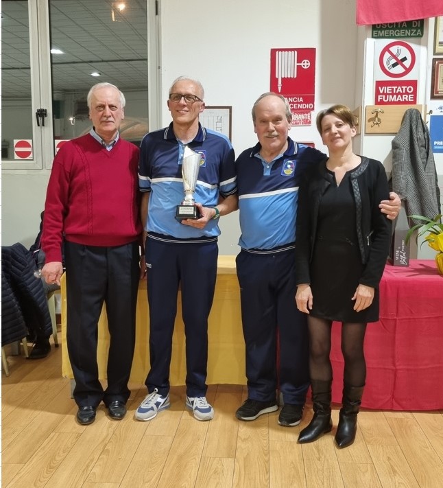 Barbato Francesco e Baldrighi Angelo 2 class. gara Amatori bocce del 22.03.2024