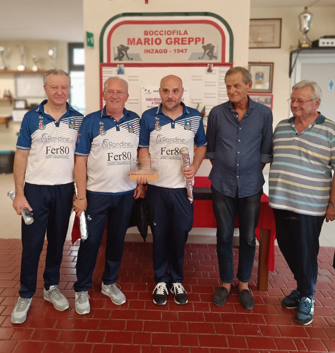 Della Bella Rigamonti Sormani 3 class. gara terna Greppi del 22.09.2024