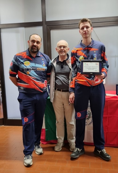 Giuseppe Castelluzzo e Alessio Rovelli 2 class. camionati provinciali cat. B 2024