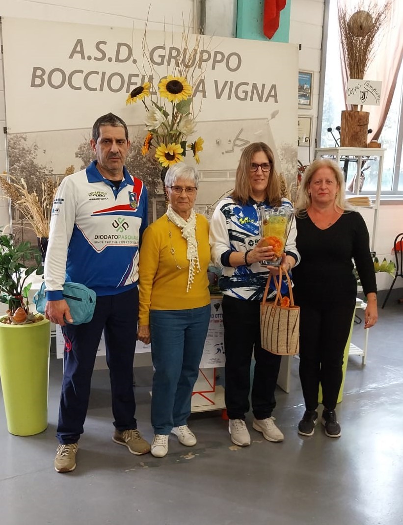 Stefano Gianola e Fulvia Bonato 2 class. gara Lui lei bocc. La Vigna del 13.10. 2024