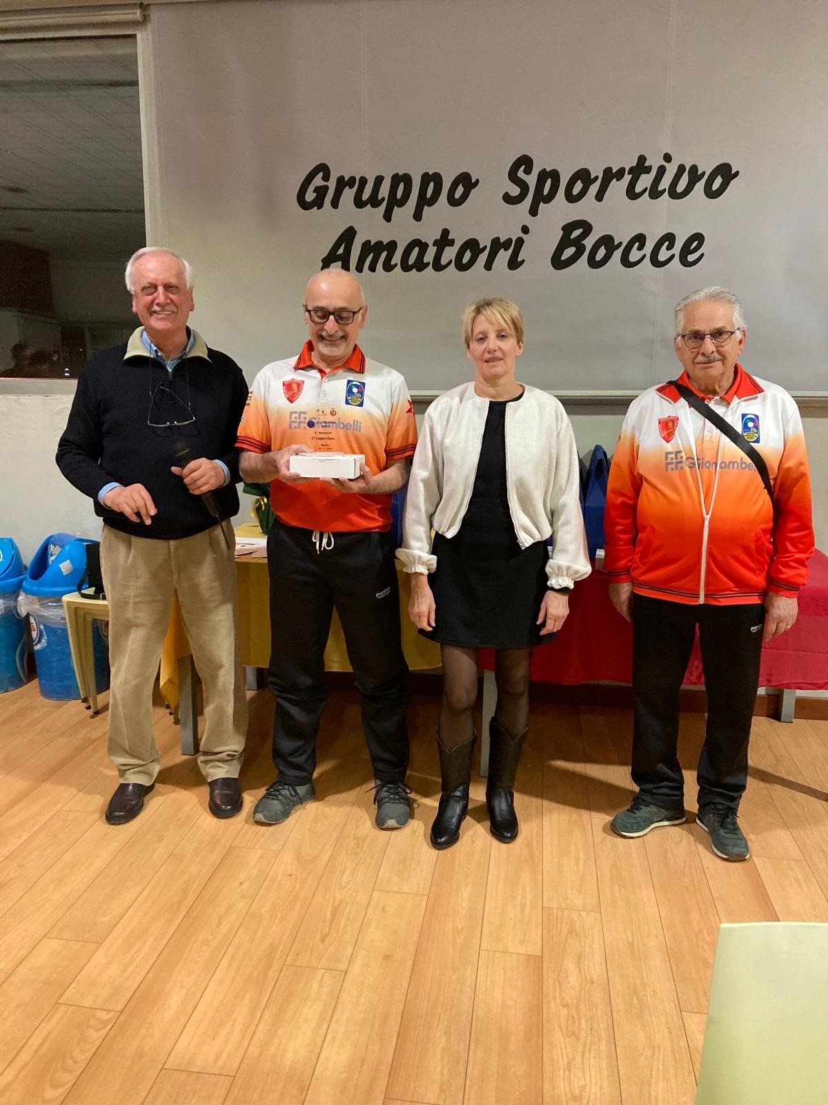 Vincenzo Bianco e Mauro Colombo 4 class. gara Amatori Bocce del 22.11.2024