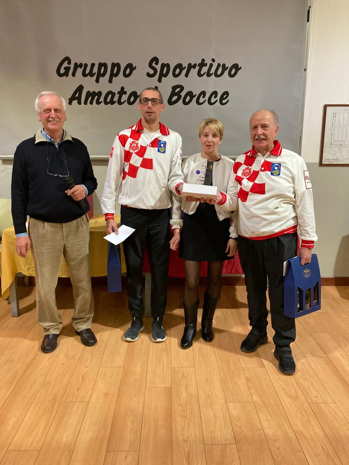 William Bocchi e Mariolino Cattaneo 2 class. gara Amatori Bocce del 22.11.2024