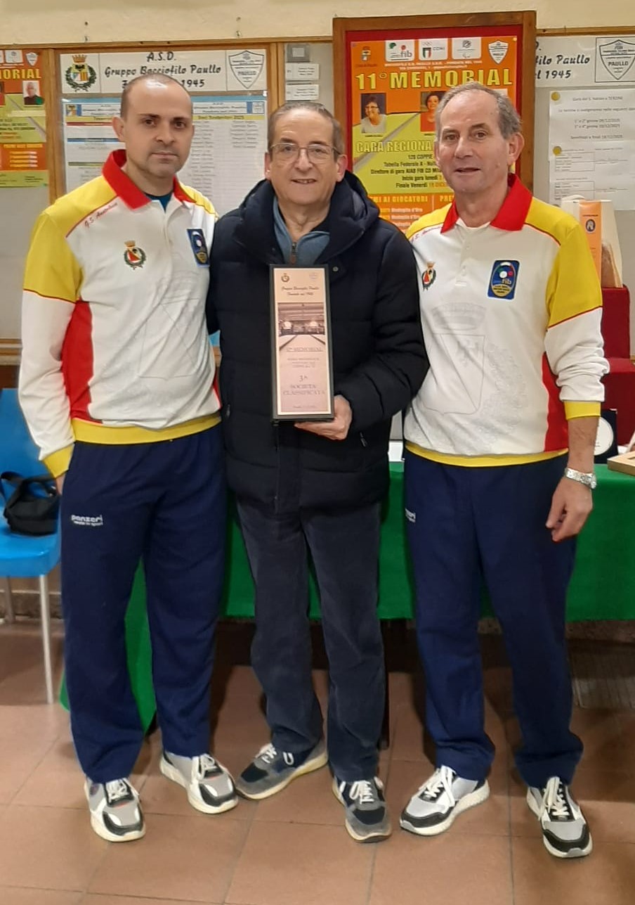 Agostino Passannante e Patrizio Vanzan 3 class. gara Paullo del 19.12.2025