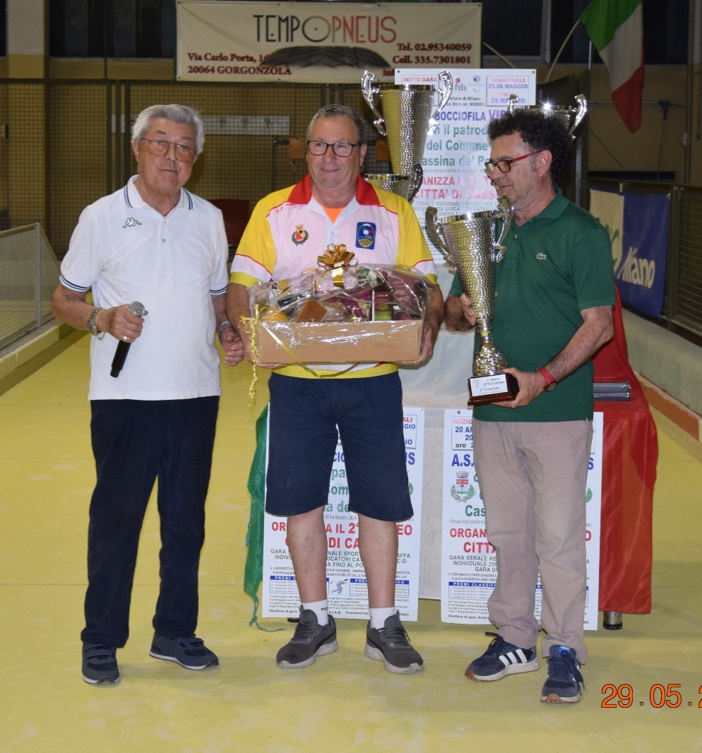 Antonio Pisano 4 class. gara Virtus del 28.05.2026