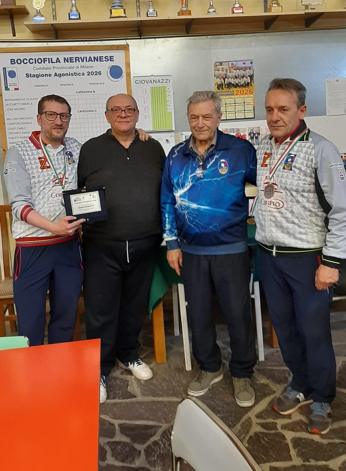 Augusto Fugazza e Stefano Parin 2 class. Camp. Prov. coppia cat. C 2026