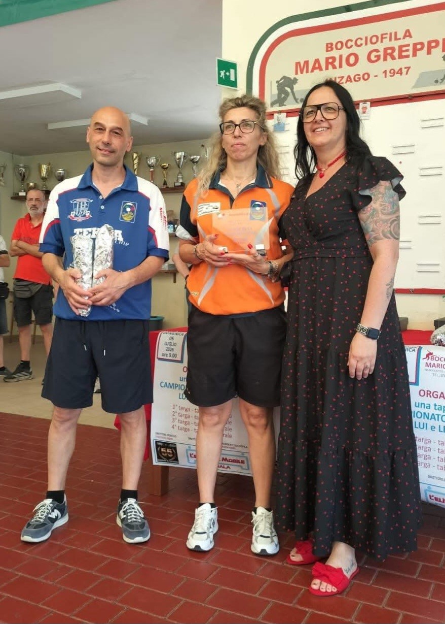 Barbara Guzzetti e Ivan Terzaghie 2 class. gara Greppi del 5.7.2026