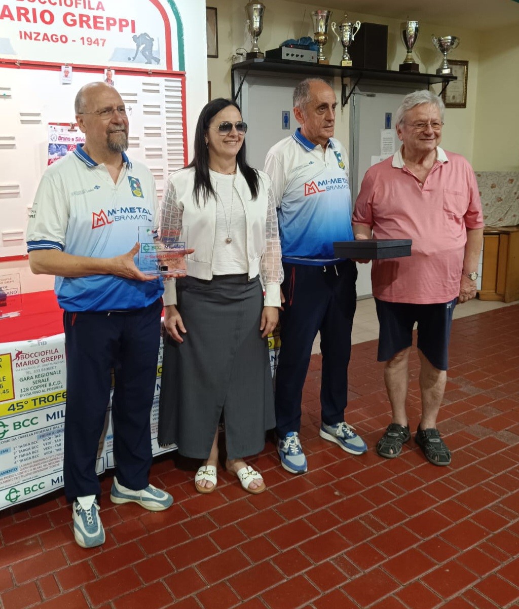 Carlo Bianchi e Enrico Pirola 2 class. gara Greppi del 29.05.2026