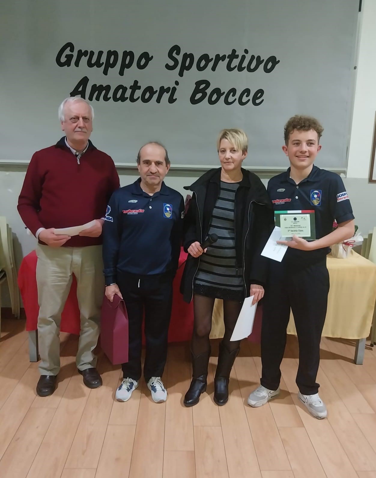 Claudio Casiraghi e Samuele Brambilla 3 class. gara Amatori Bocce del 14.11.2025