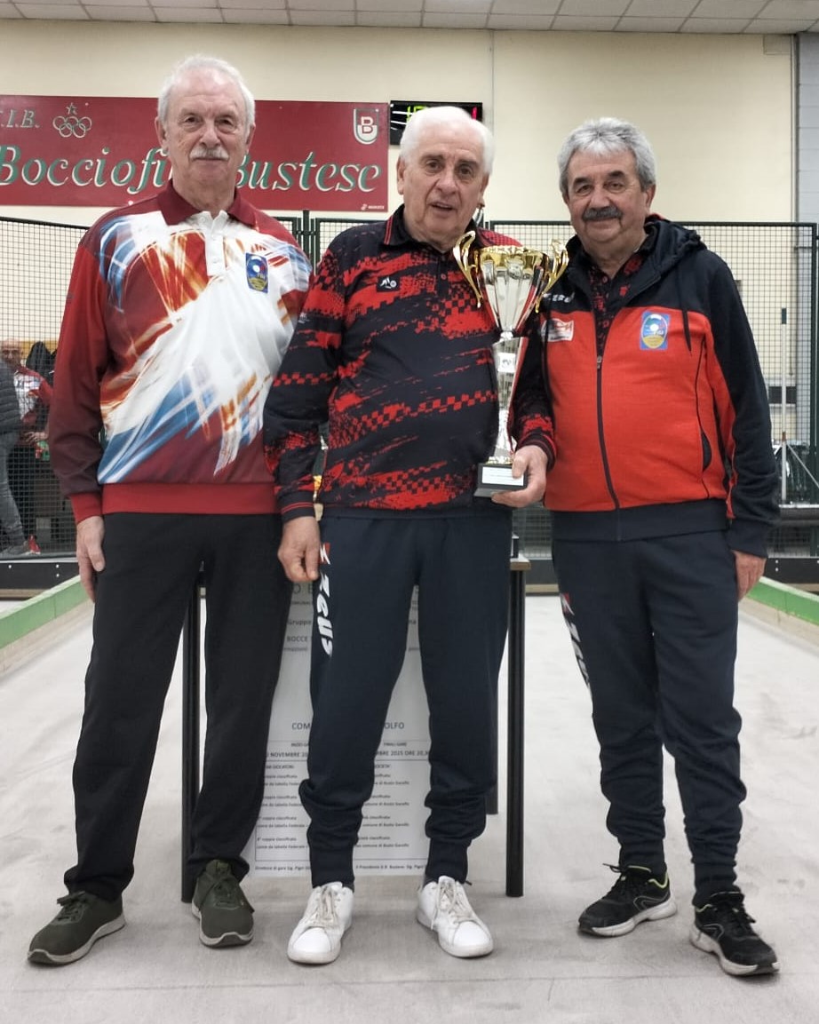 Giancarlo Garavaglia e Antonio De Marchi 2 class. gara Bustese del 18.12.2025