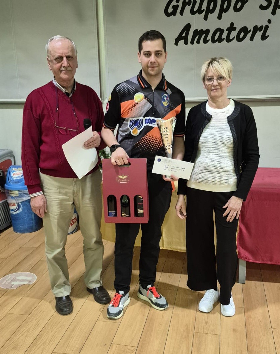 Luca Viscusi 4 Class. ind. A gara Amatori Bocce del 30.03.2026